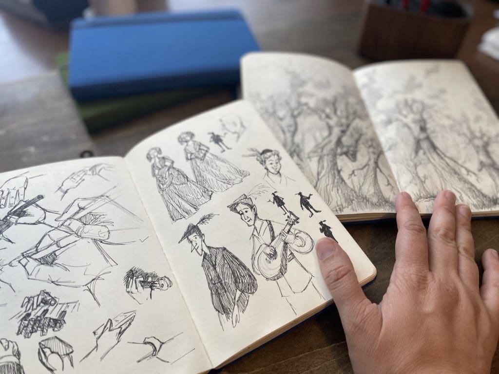 Should you keep a sketchbook? What should you put inside? Tales Fantastic Blog